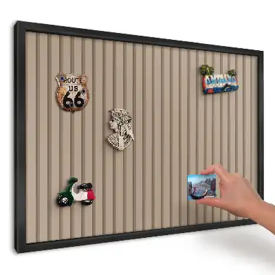 Magnetická dekoračná tabuľa na stenu Teplé minimalistické línie