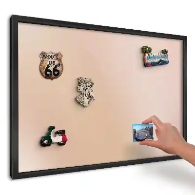 Tabula na magnetky na stenu Béžová prechodová látka