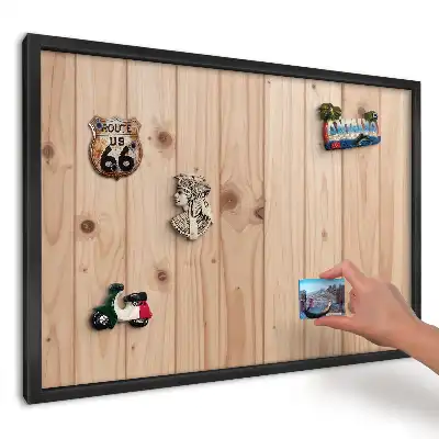 Tabula na magnetky na stenu Dosky s viditeľnou štruktúrou dreva