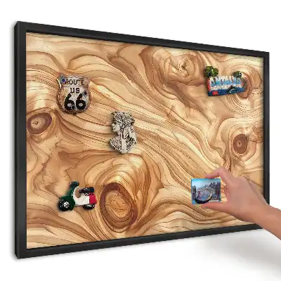 Tabula na magnetky na stenu Teplé organické drevo