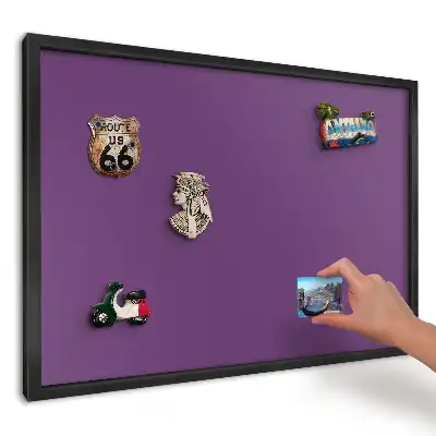 Tabula na magnetky na stenu Moderná minimalistická fialová