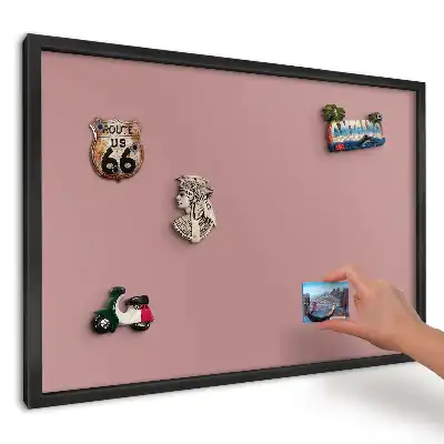 Tabula na magnetky na stenu Ružový minimalistický štýl