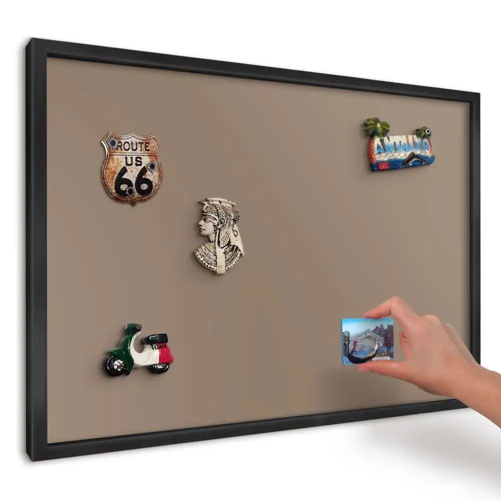 Energická oranžová magnetická tabuľa na stenu
