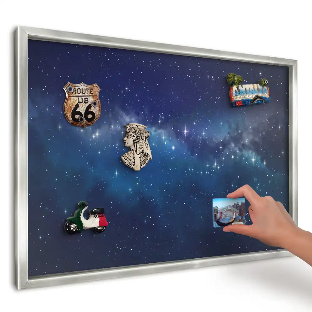 Magnetická tabuľa na suveníry Kozmická modrá obloha