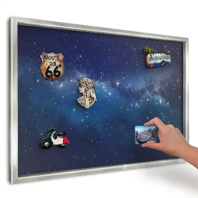 Tabuľa na magnetky z ciest Kozmická modrá obloha