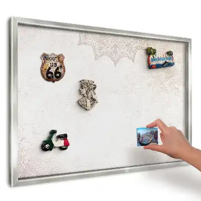 Magnetická tabuľa na suveníry s elegantným etnickým vzorom