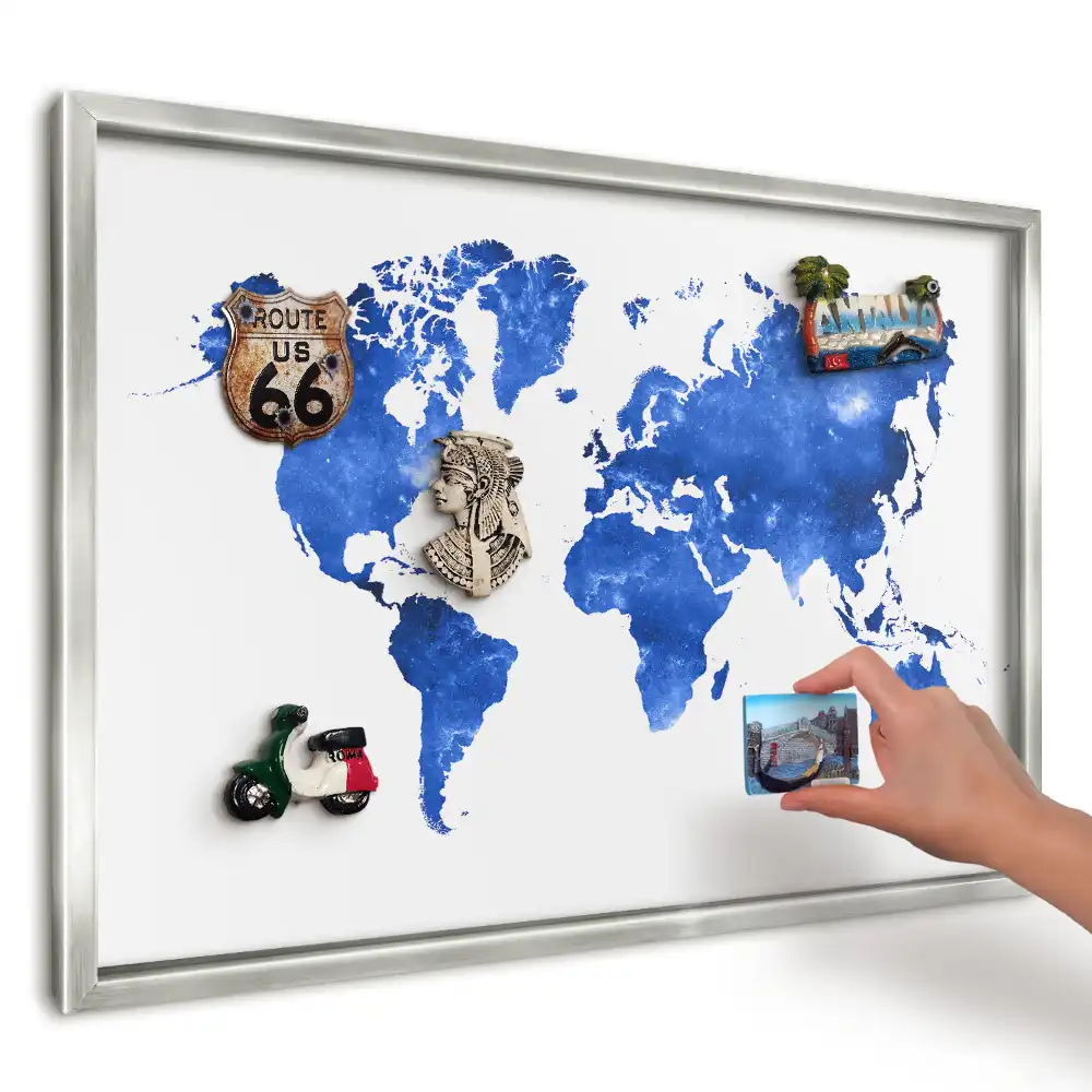 Magnetická tabuľa na suveníry Vesmírna mapa sveta