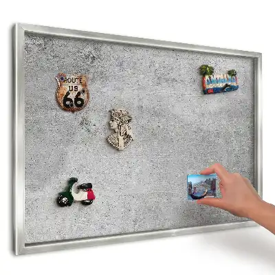 Magnetická tabuľa na magnetky z dovolenky Loft minimalistický betón