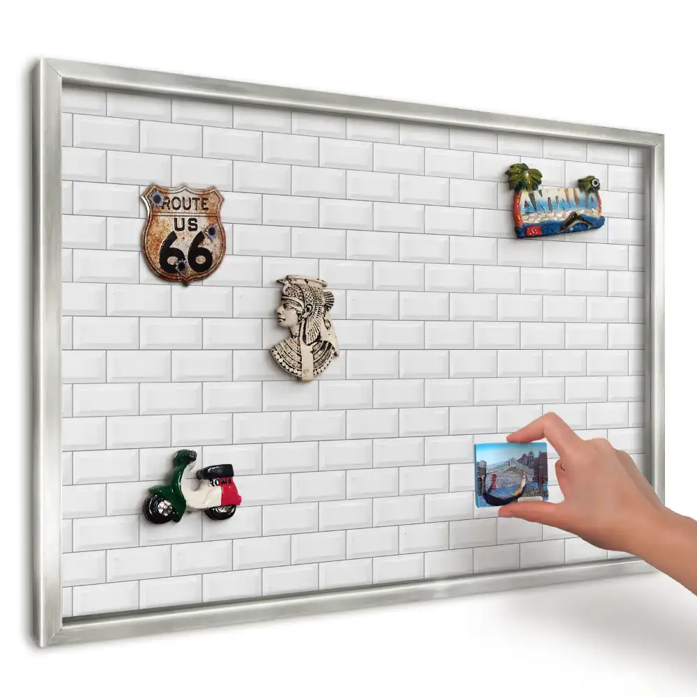 Magnetická tabuľa na cestovateľské suveníry Minimalistická sviežosť