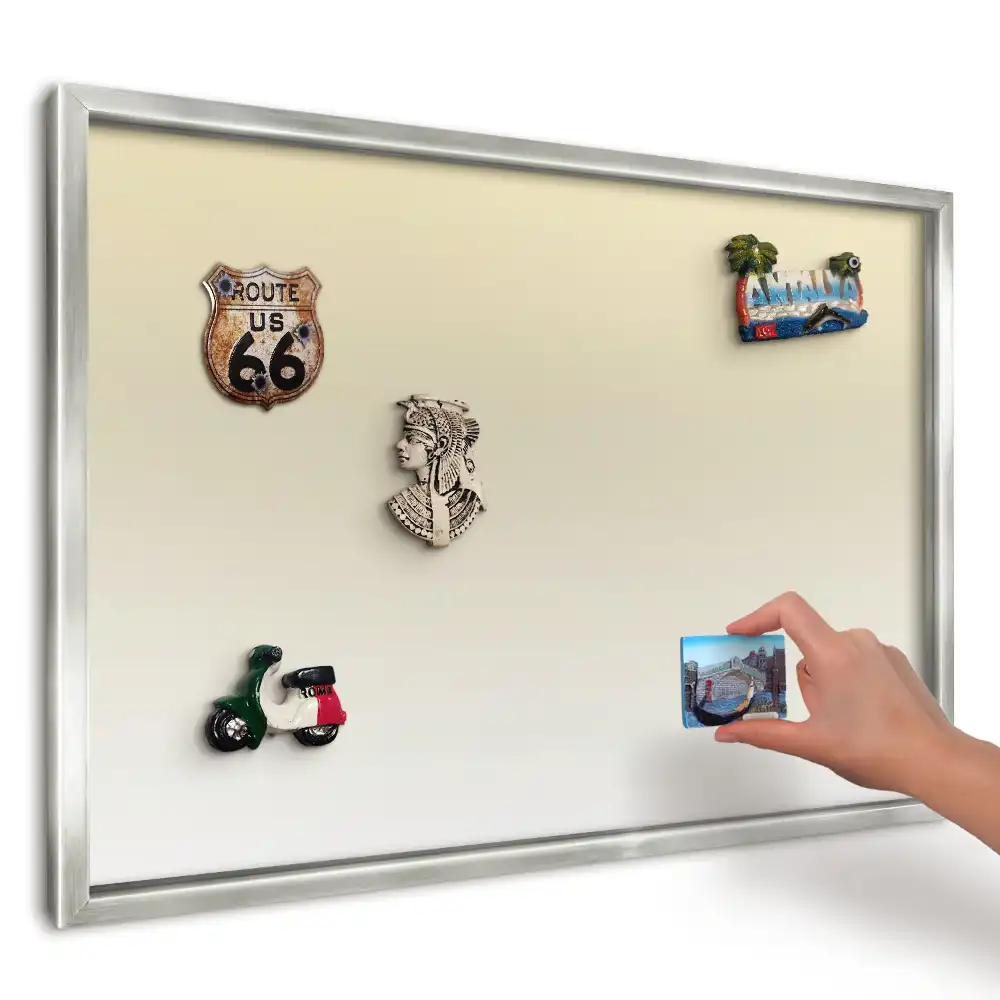 Magnetická tabuľa na suveníry Svetlý béžovo-krémový prechod