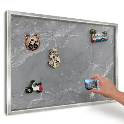Magnetická tabuľa na suveníry Kameň so sivými žilami