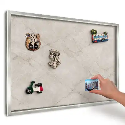 Magnetická tabuľa na suveníry Elegantný klasický mramor