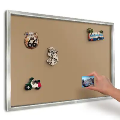 Tabuľa na magnetky z ciest Žiarivo minimalistická oranžová