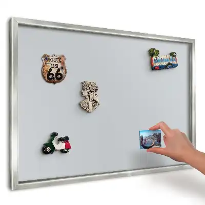 Magnetická tabuľa na suveníry z ciest Pokojná sivá elegancia