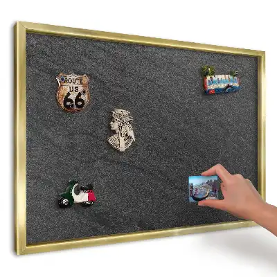 Tabuľa na magnetky z ciest Čierny minimalizmus s čiarami