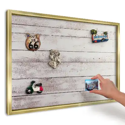 Magnetická tabuľa na suveníry z ciest surové vintage dosky