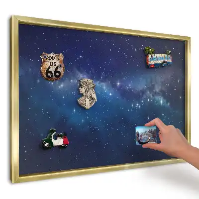 Magnetická tabuľa Kozmická modrá obloha