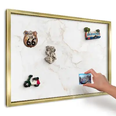 Magnetická tabuľa na magnetky Harmonický svetlý mramor