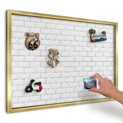 Magnetická tabuľa na magnetky Minimalistická sviežosť