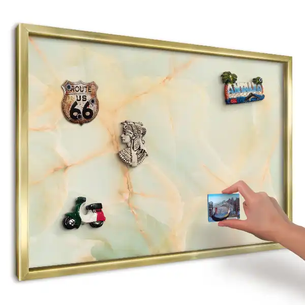 Magnetická tabuľa na magnetky Mäkký krehký mramor