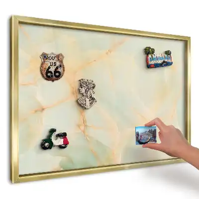 Magnetická tabuľa na magnetky Mäkký, krehký mramor