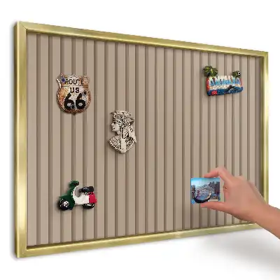 Magnetická tabuľa na magnetky s motívom teplých minimalistických línií