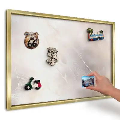 Magnetická tabuľa na magnetky s jemným éterickým vzorom