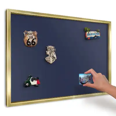 Magnetická tabuľa na magnetky Elegantná moderná tmavomodrá