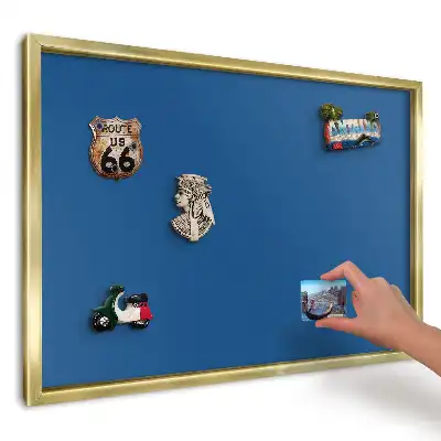 Magnetická tabuľa na magnetky Moderný tmavomodrý akcent