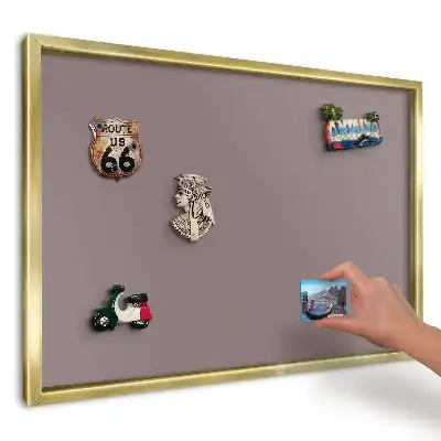 Magnetická tabuľa na suveníry z ciest v jemnej ružovej farbe