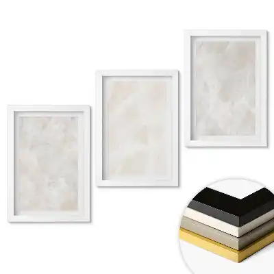 Set obrazov na stenu Minimalistické pozadia vo svetlých odtieňoch
