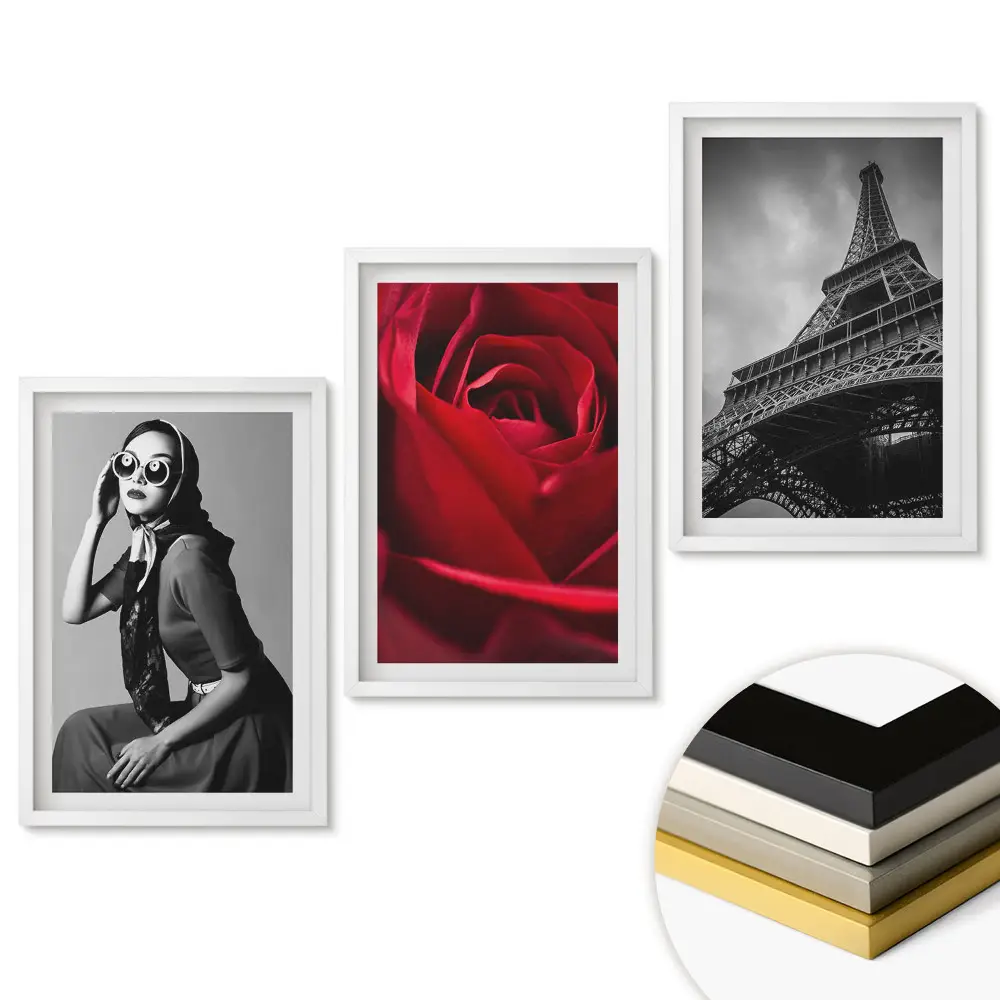 Set obrazov na stenu Štýl, láska a architektúra v umení