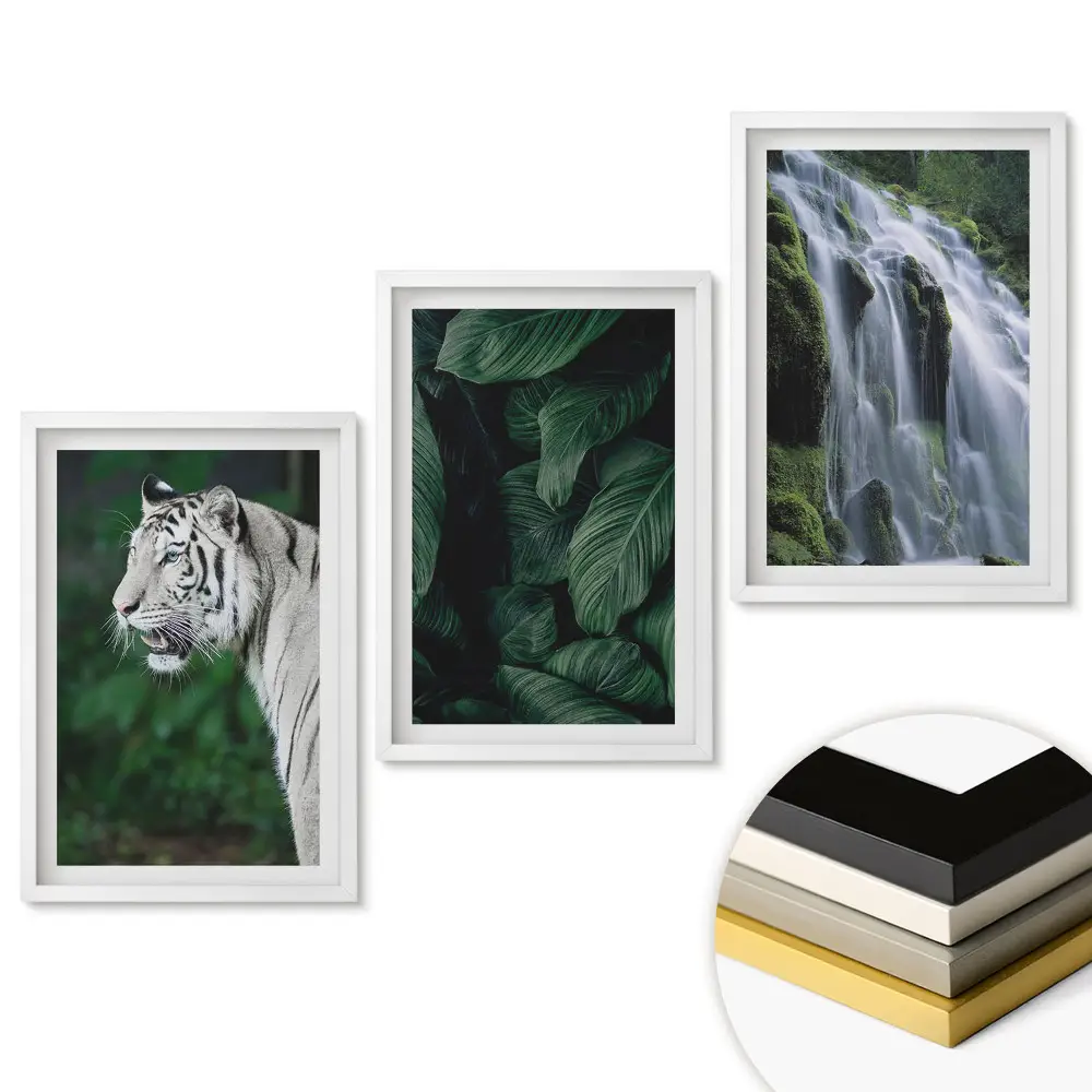 Triptych Príroda v ráme v troch verziách