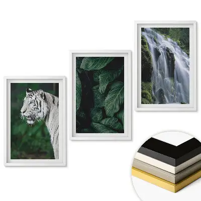 Triptych Príroda v ráme v troch verziách