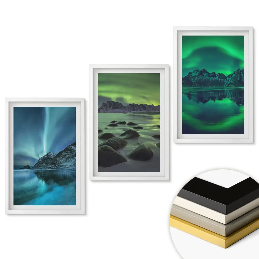 Triptych v ráme Snové obrazy severských krajín
