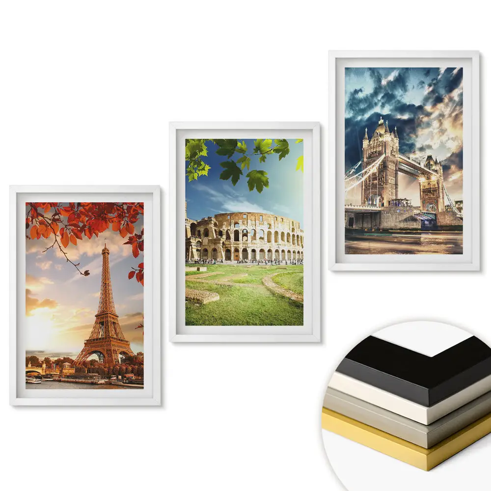 Triptych v ráme Pamiatky Európy v krásnych výhľadoch