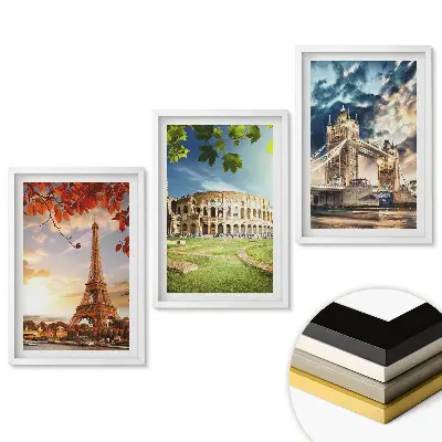 Triptych Pamiatky Európy v ráme