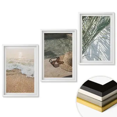 Triptych v ráme Letné chvíle pri mori