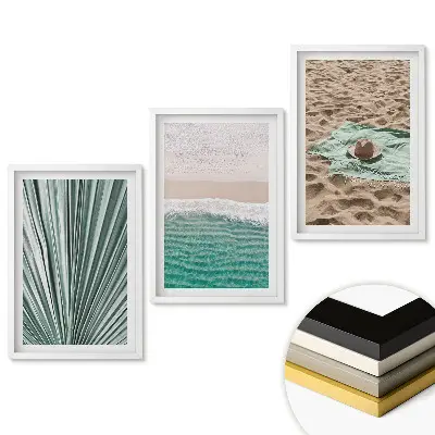 Triptych v ráme Relax na pláži a v prírode