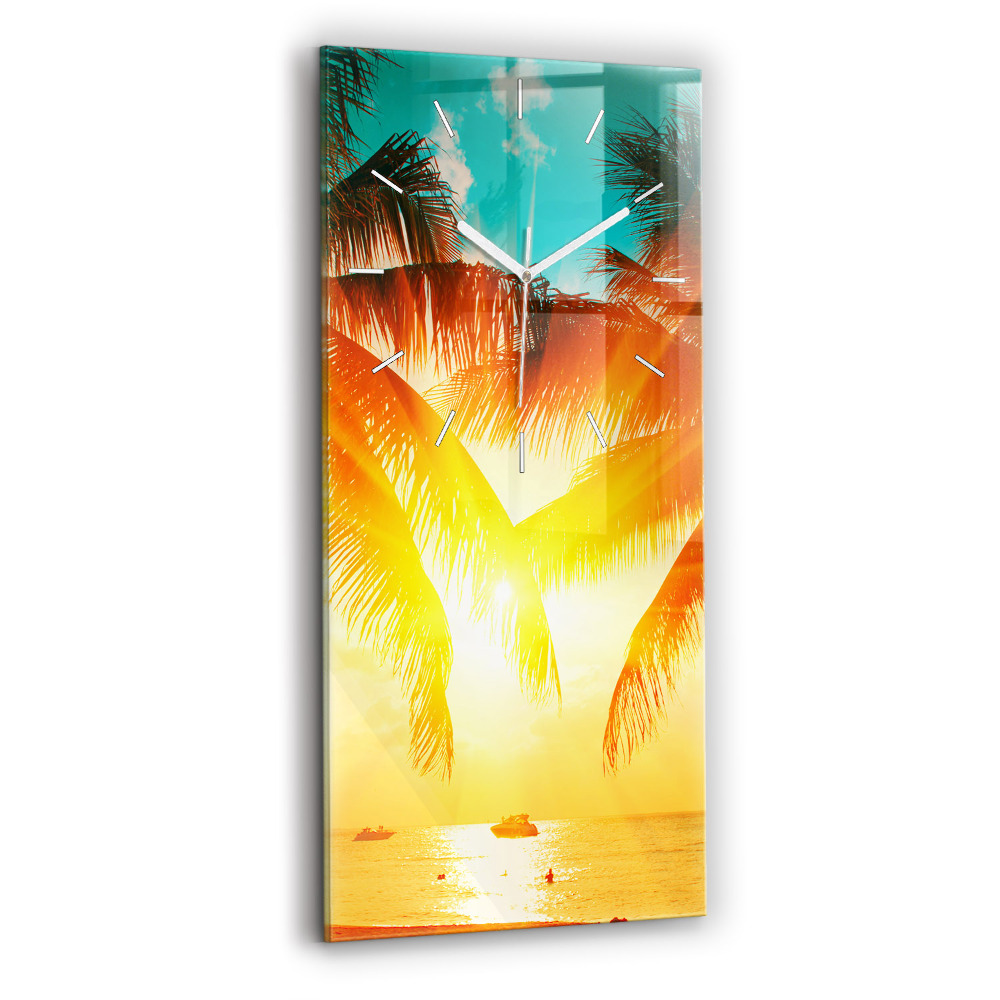 Vertikálne hodiny Dovolenkový odpočinok Leto