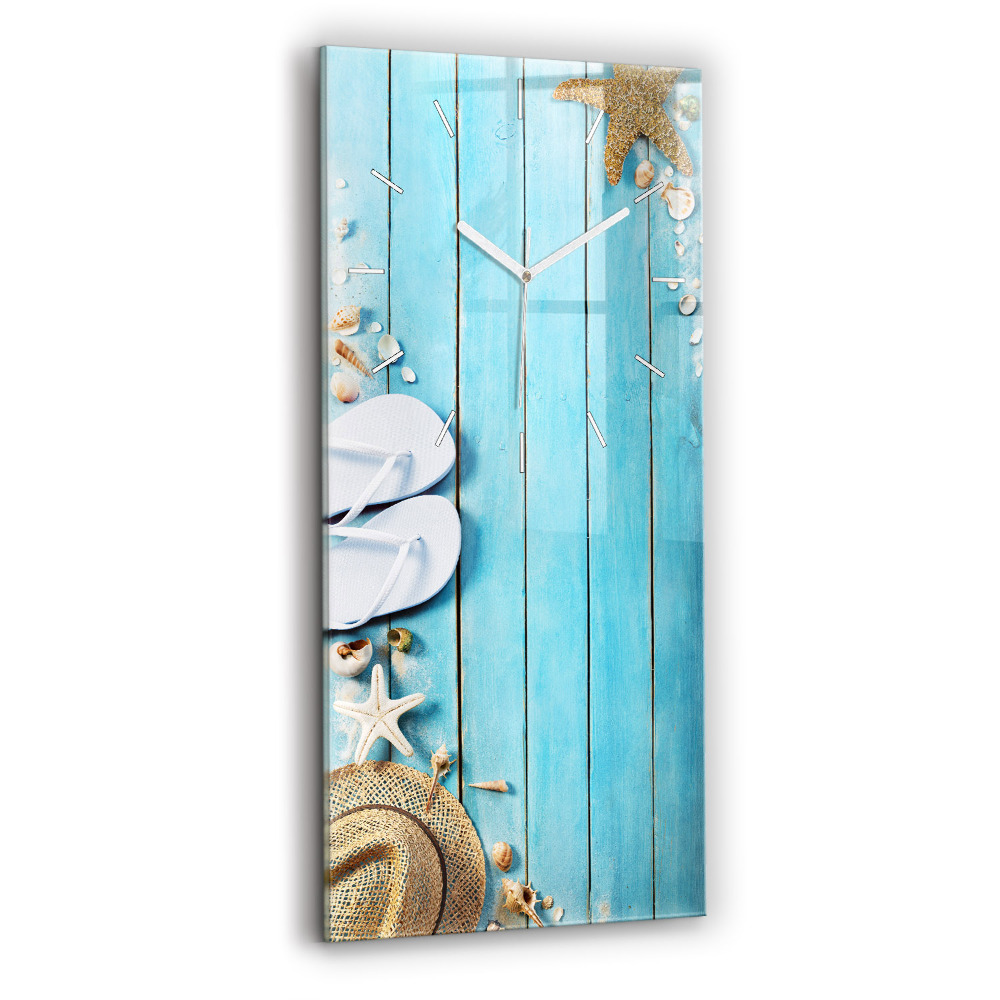 Vertikálne sklenené hodiny Dovolenkové doplnky