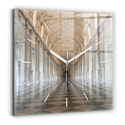 Štvorcové hodiny Múzeum La Veneria Reale