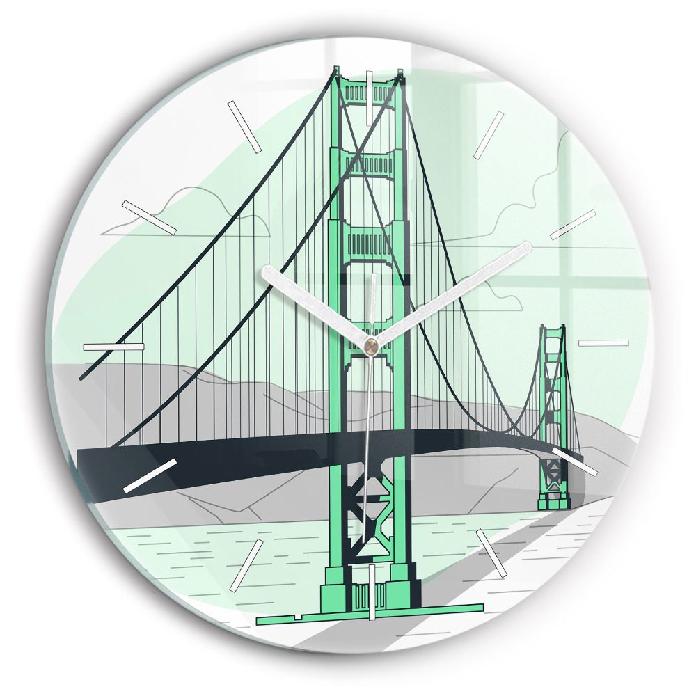 Horizontálne hodiny Most v zelenom údolí